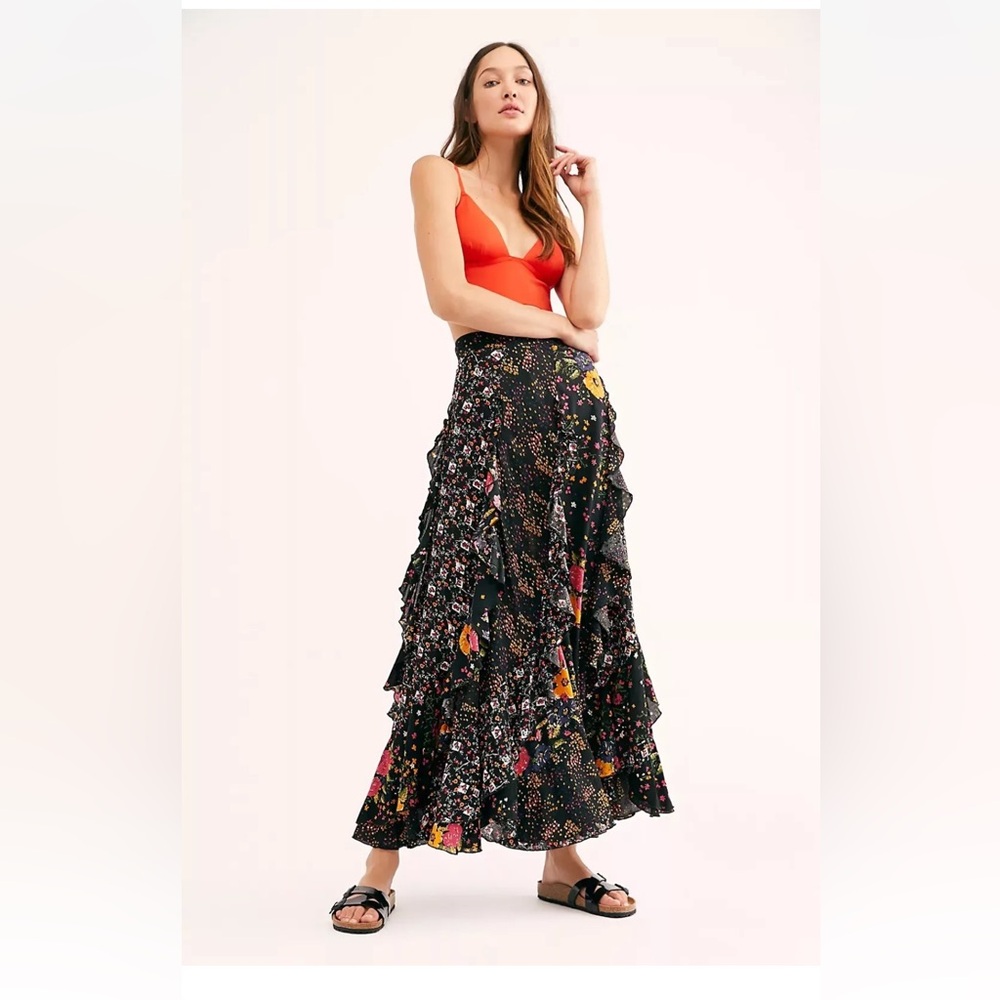 Free People Forever Flirt Maxi Skirt